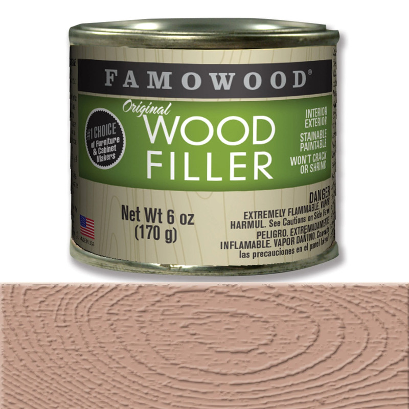 Wood Filler - Solvent Based - 6 oz - Color:Mahogany